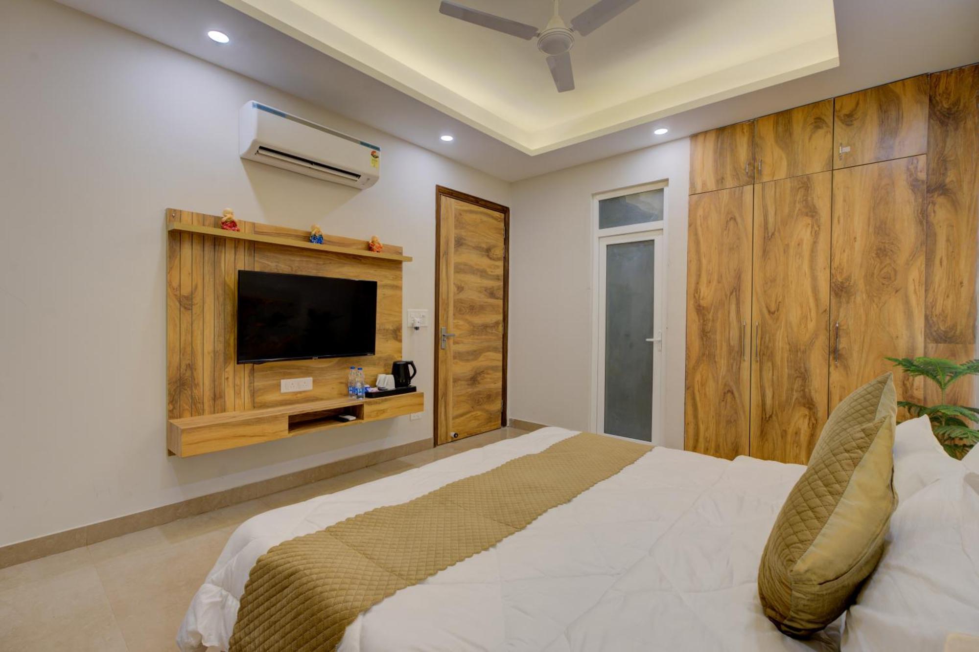 1 Bhk Serviced Apartments Near Millennium City Centre Gurugram With Private Washing Machine Ґурґаон Екстер'єр фото